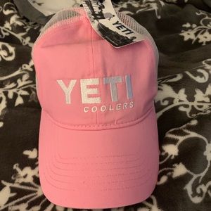 Pink yeti cap